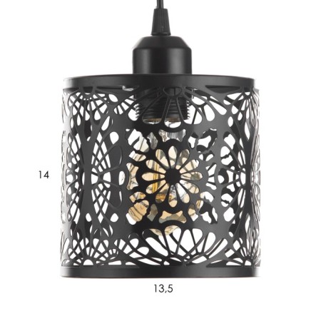 Lamp Bayerlux "Luffy" E27 40W Black 15x15x14-134 cm-5