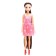 Fashionable hinge doll "Karina", in a dress, mix