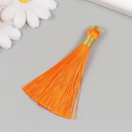 Decor for creativity Textile "Brush. Olivia" Orange set 2 pcs 8x1.2 cm-1