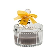 Aromatic candle in Jasmine Pomegranate glass, 10.5 × 12 cm