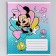 Notebook in a cage 12 sheets, 5 types of mix, cover coated cardboard, Minnie Mouse