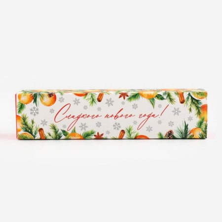 Box for sweets "New Year's botanist", 5 x 21 x 3.3 cm, New Year-3
