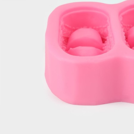 Mold Dolyana "Shoes", silicone, 7 × 6.5 cm, color mix-3