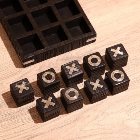 Game table "Crosses-nolics" 17x17 cm, manpower, steel-3