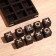 Game table "Crosses-nolics" 17x17 cm, manpower, steel