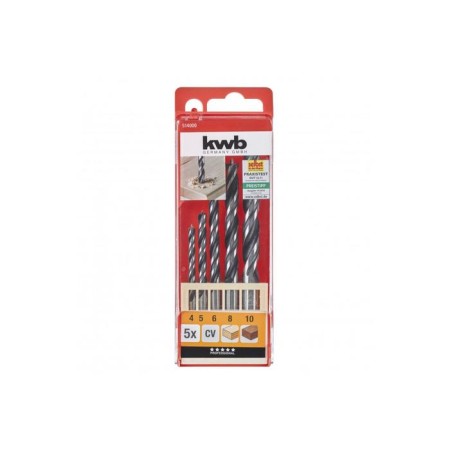 Drill on wood drill KWB CV, 4-10 mm, shank d = 10 mm, 5 items-1