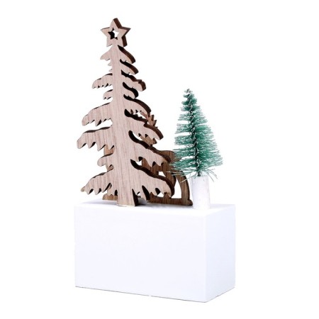 Eternal calendar "Fir trees and deer" 7 × 3.5 × 13 cm-5