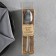 A teaspoon spoon with an engraving "Best Dad", in a gift box, 3 x 14 cm.