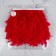 Tesma with feathers turkey, 13-17 cm, 5 ± 0.5 m, red color