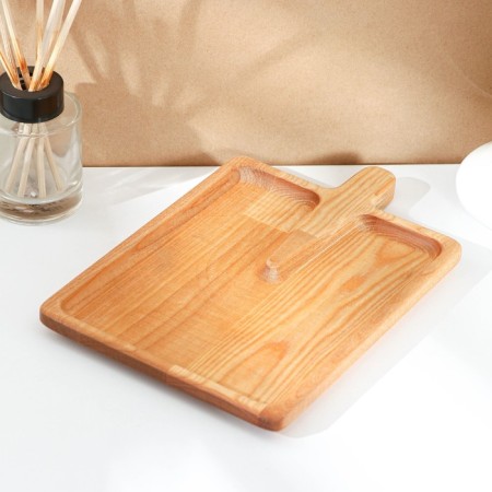 Board - Serving dish ADELICA "Lopata", 25 × 16.7 × 1.8 cm, saturated with mineral oil, birch