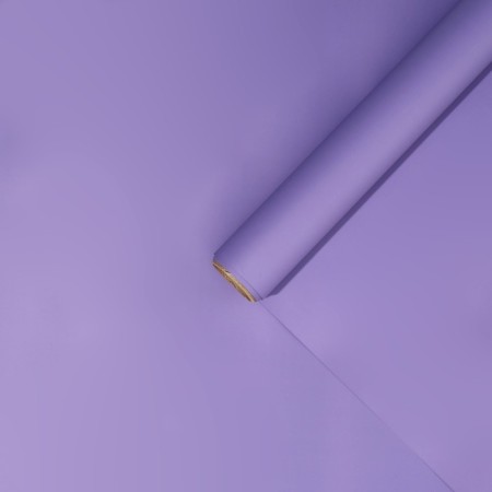 Flower Flower Flower Packing matte "lavender", 0.5 x 8 m, 55 μm