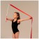 Ribbon for rhythmic gymnastics with a stick Grace Dance, 4 m, color fuchsia