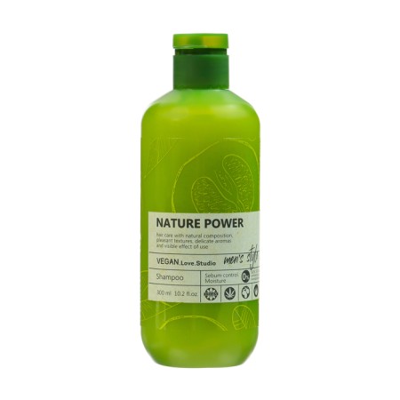 Gift set for men Vegan Love Studio Nature Power: Gel, 300 ml+ shampoo, 300 ml-2