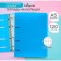 Notebook on rings A5 120 sheets in Calligrata cage is blue, plastic cover, offset unit
