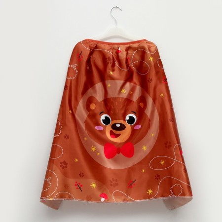 Carnival set "Forest Mishutka": cloak, mask-8