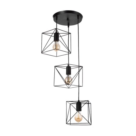 Lamp "Square" 3he27 40W 30x30x15-135 cm