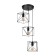 Lamp "Square" 3he27 40W 30x30x15-135 cm
