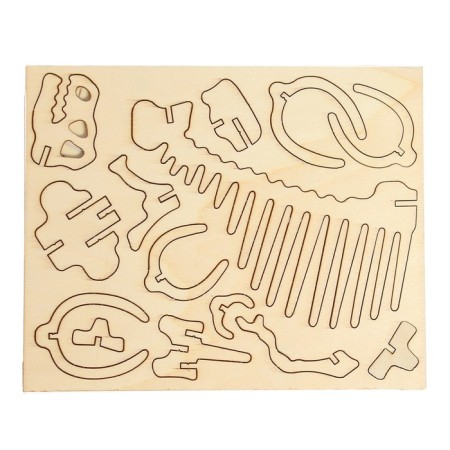 Wooden designer "Spinosaur", 36 parts-1