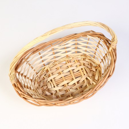 Wicker basket, 27 x 20/10 x 8 x 26 cm, willow-2