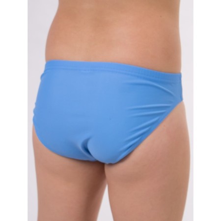 Swimming trunks for boys, height 134-140 cm, blue color, blue-1