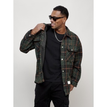 Male windbreaker, size 56, green color-7