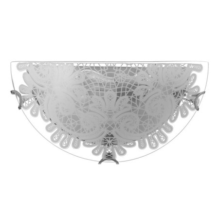 Lamp "Vologda" Mollir., 1x60W E27, chrome, d = 30 cm, h = 5.5 cm