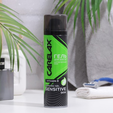 Carelax Sensitive shaving gel, 200 ml