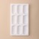 Form for mousse desserts and baking konfinetta "cord", 30 × 17.5 × 2 cm, 9 cells (9 × 4.5 cm), white color