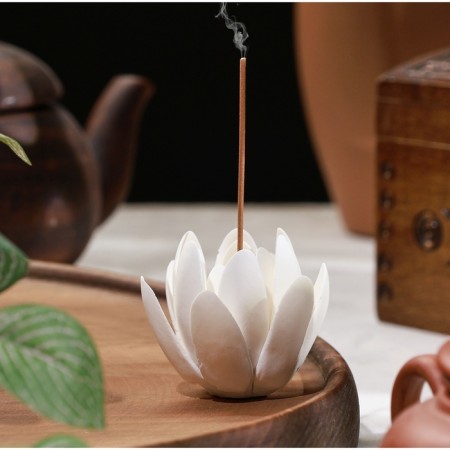 Board of incense "Lotus White" 6x4cm-3