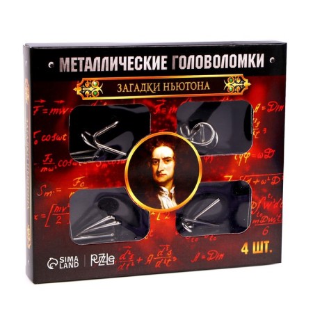 Metal puzzle “Newton's riddles”, set 4 pcs-7