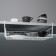 Mesh -mounted mesh -mounted basket on the shelf of the share, 35 × 23 × 12 cm, white color