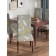 Czech on the chair "Spray arrows with feathers", decorative, velor
