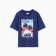 T -shirt for a boy, blue color, height 128 cm