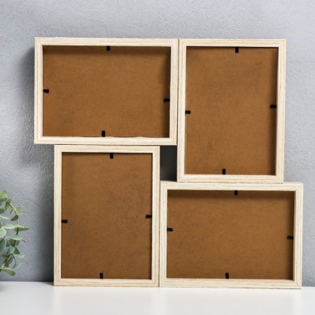 Photo frame MDF in 3 photos 13x18 cm "shaker - smile" 36x34x2 cm-2