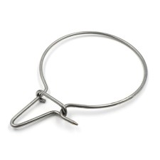 Carabiner for Kukan Yaman d = 3 mm, stainless steel., Round