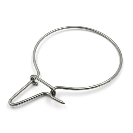Carabiner for Kukan Yaman d = 3 mm, stainless steel., Round