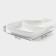 Menzhitsa Porcelain 2 cells Magistro "Blanche", 20 × 13 × 1.5 cm, white color