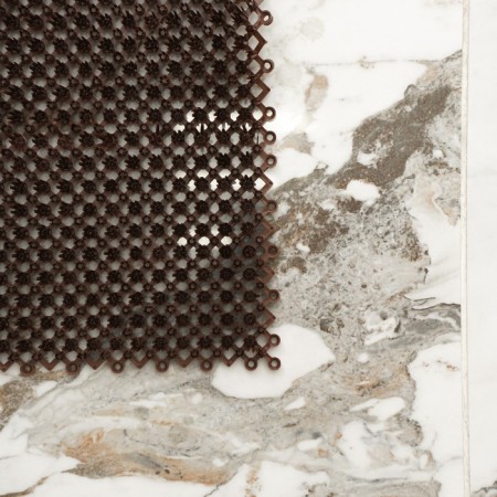 Coating carpet bristle without the base "grass", 40 × 53 cm, brown color-6