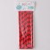 Pipe for cocktail "Peas", set 12 pcs., Red color