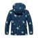 Ski costume for children, height 98 cm, dark gray color