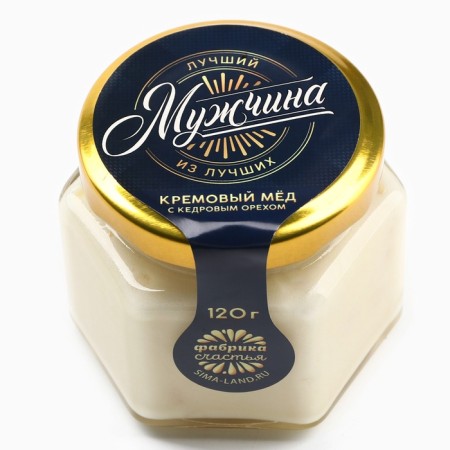 Cream-make-up with cedar nut "Best Man", 120 g