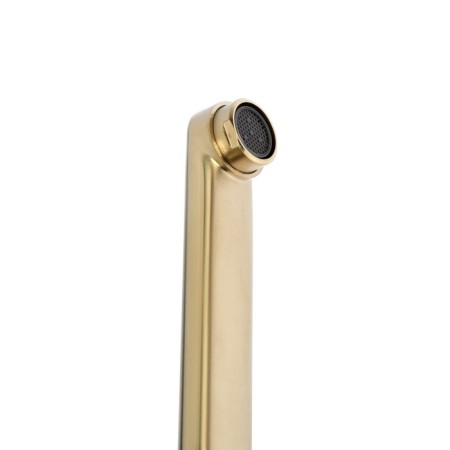 ACCOONA A71126AW bath mixer, single -leaf, pour 320 mm, shower set, gold-2