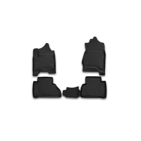 3D mats in the Chevrolet Tahoe Salon, 2015-2016, 4 pcs. (polyurethane)