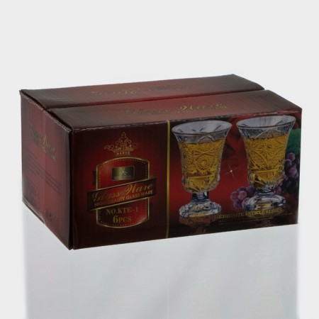 A set of glasses of glass "Ice Star", 40 ml, 5.5 × 7.5 cm, 6 pcs-5