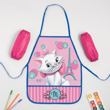 Apron with children "Paris", cats aristocrats, 49x39 cm-5