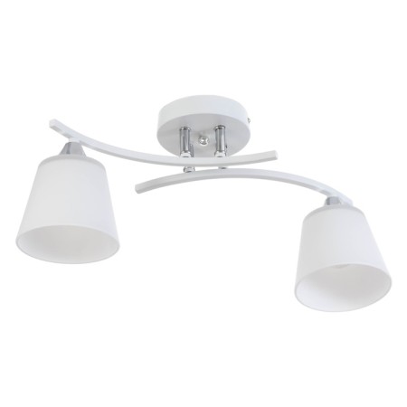 Valencia chandelier 2x60W E27 white 48x16.5x21cm