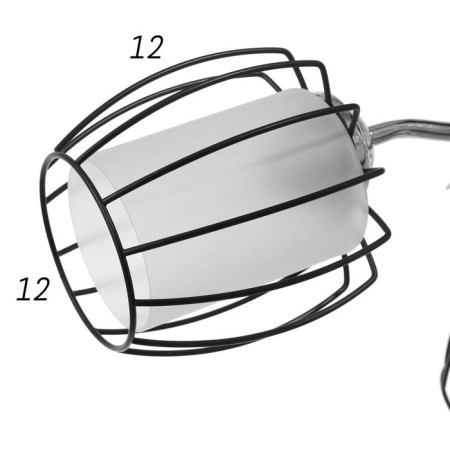 Svetogor chandelier 59091 5x60W chrome/black-3