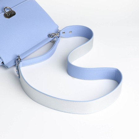 Women's bag Textura, messenger, average size, blue color-5