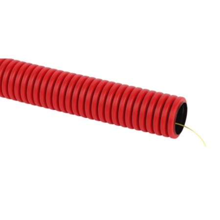 Pipe corrugated PND ERA GOFR-63-50-HD2-R Double-walled red 450N SN17 D 63 mm, with a probe, 50 m