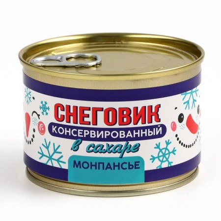 Монпансье «Снеговик консервированный»: со вкусом тутти-фрутти, 65 г-4